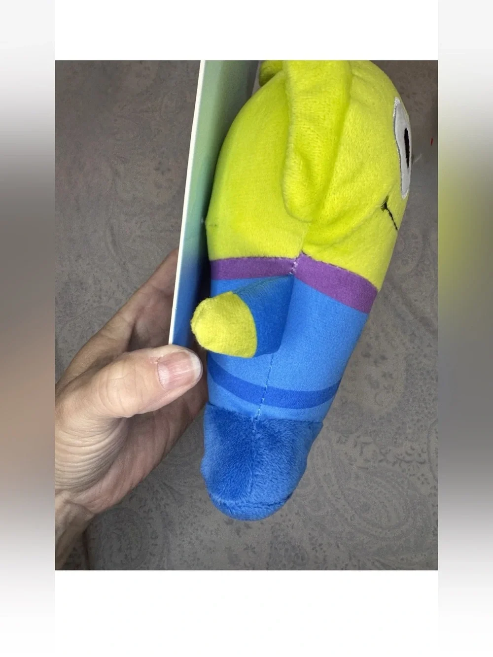 Toy Story Alien Plush Dog Toy - Yellow & Blue